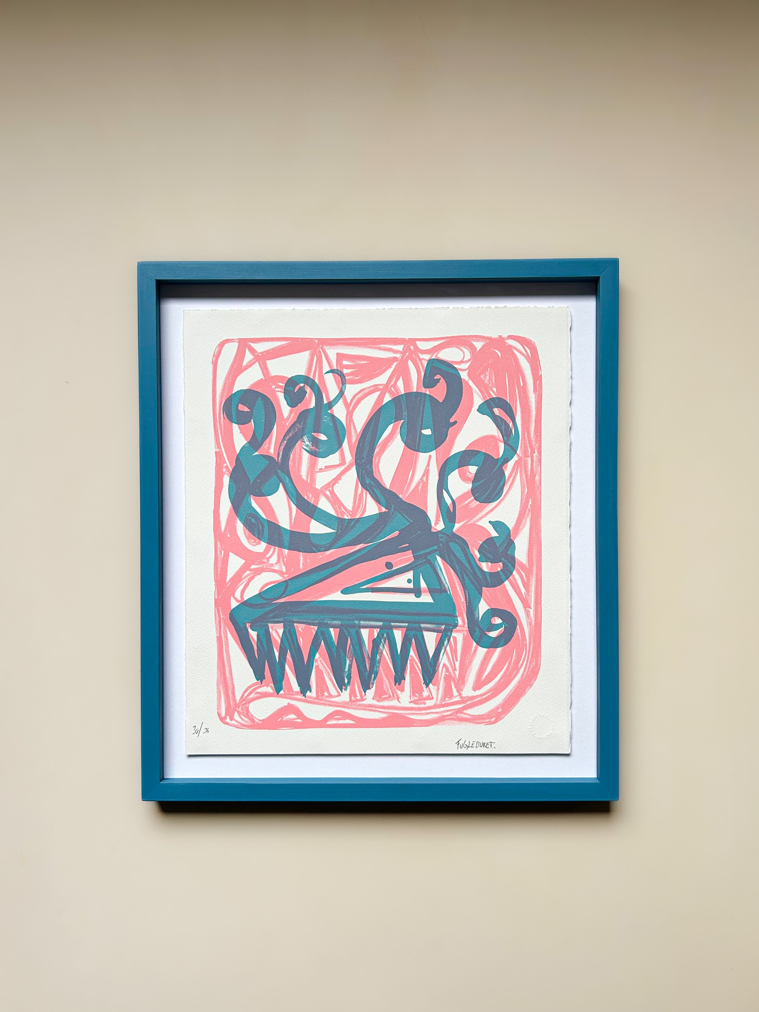 Fugleburet - "Romantic I" m. indramning