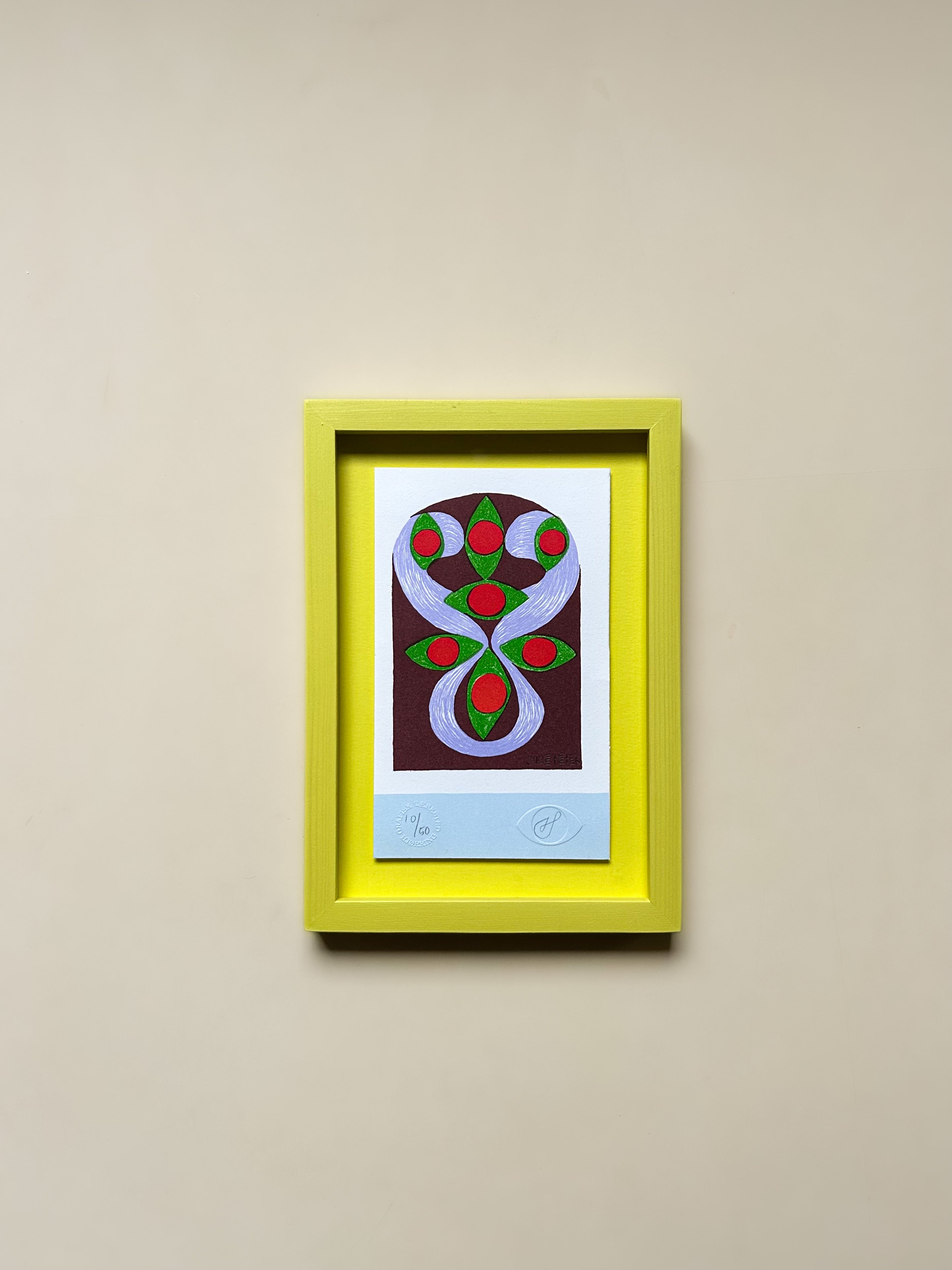 Julie Peter - "Eye Mirror" m. indramning