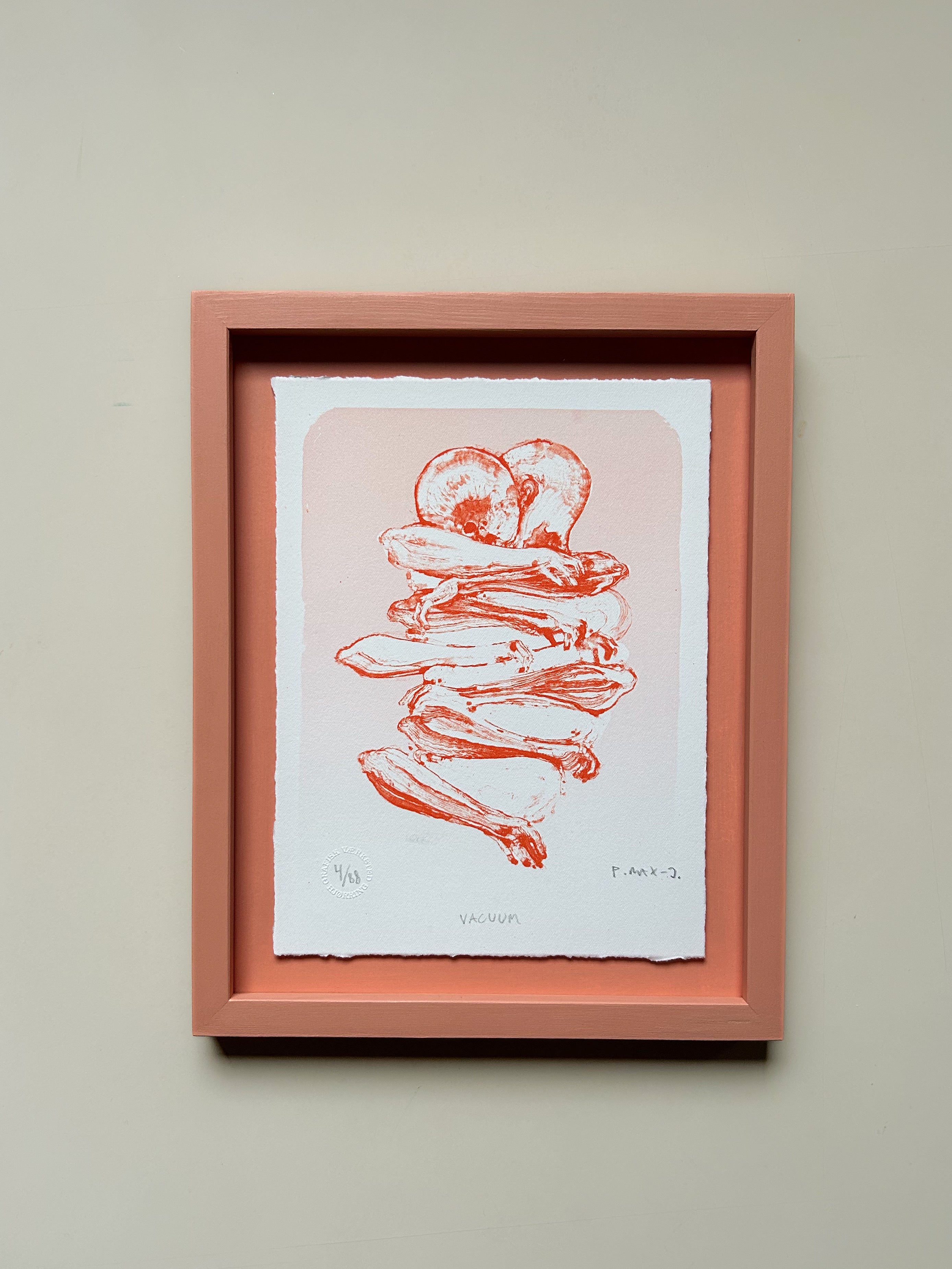 Peter Max-Jakobsen - "Vacuum" m. indramning