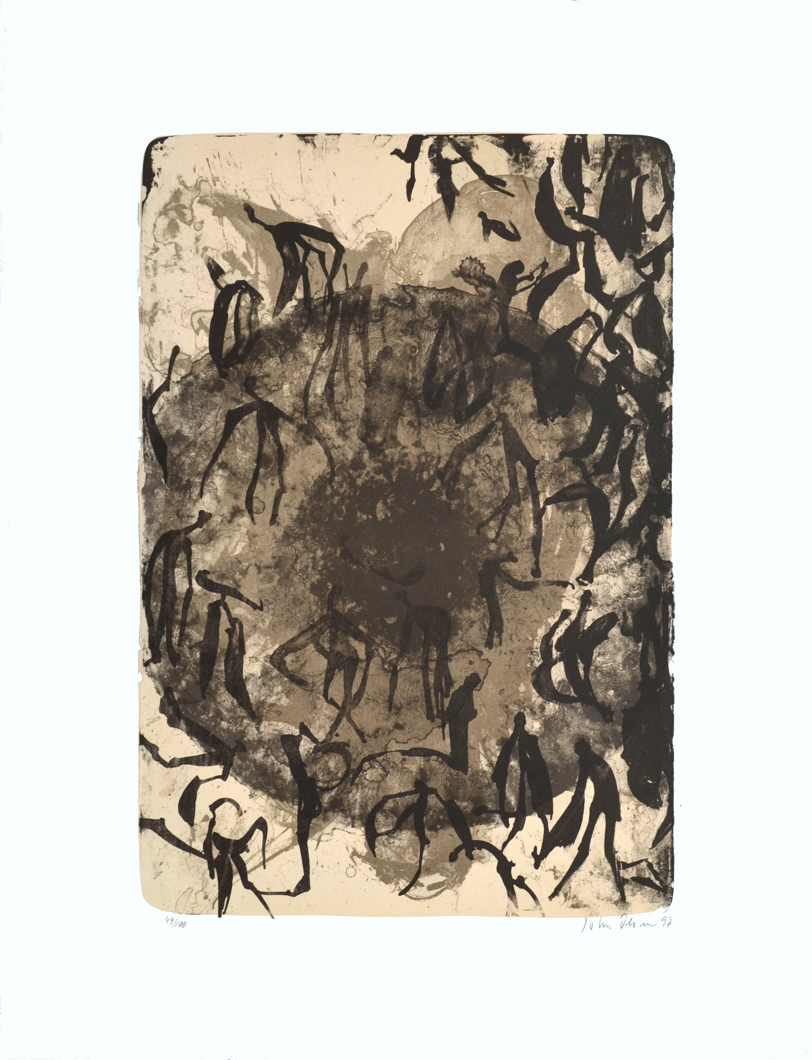 John Olsen - "Tilegnelse 4"