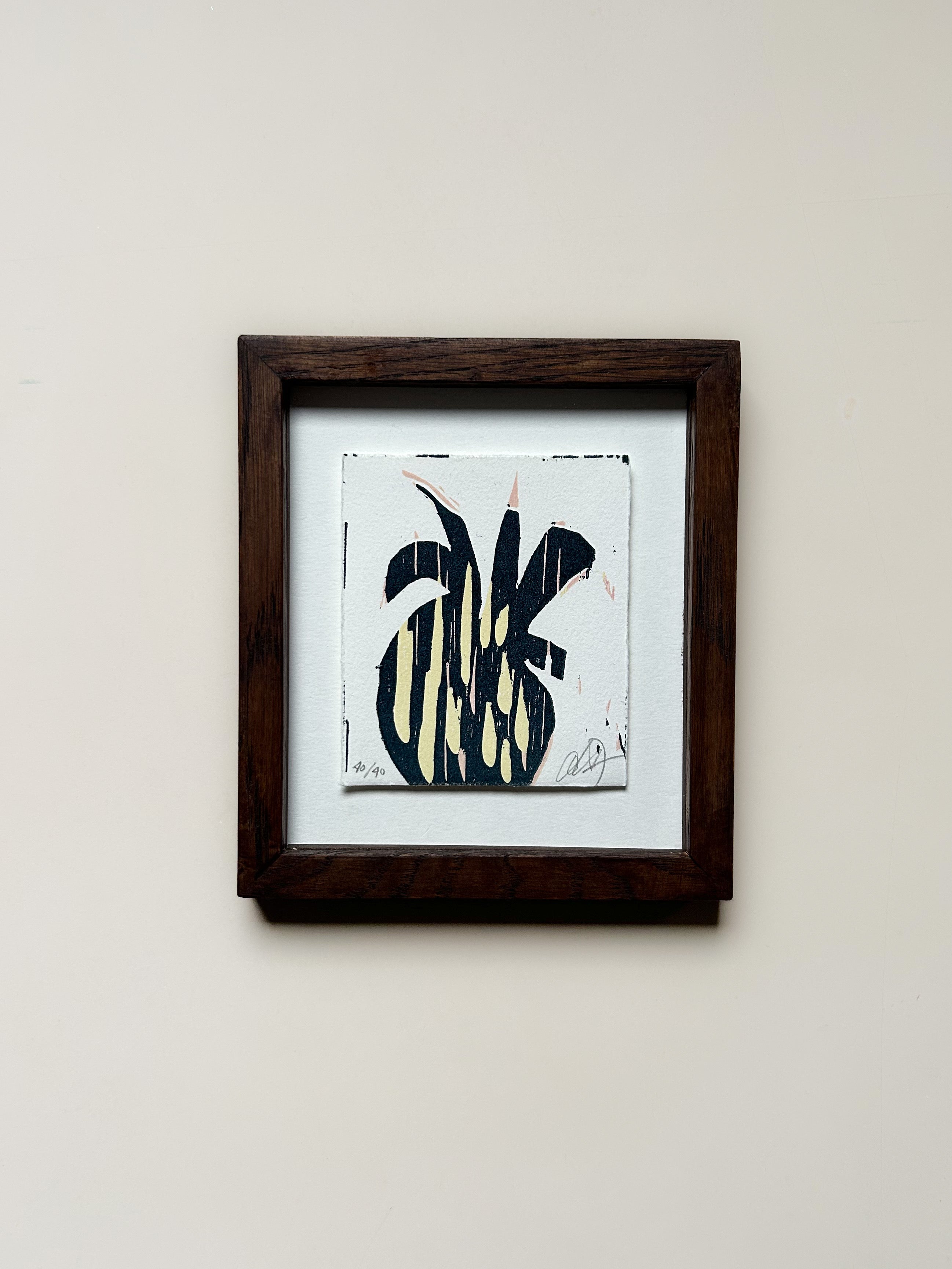 Mie Olise Kjærgaard - "Untitled" m. indramning