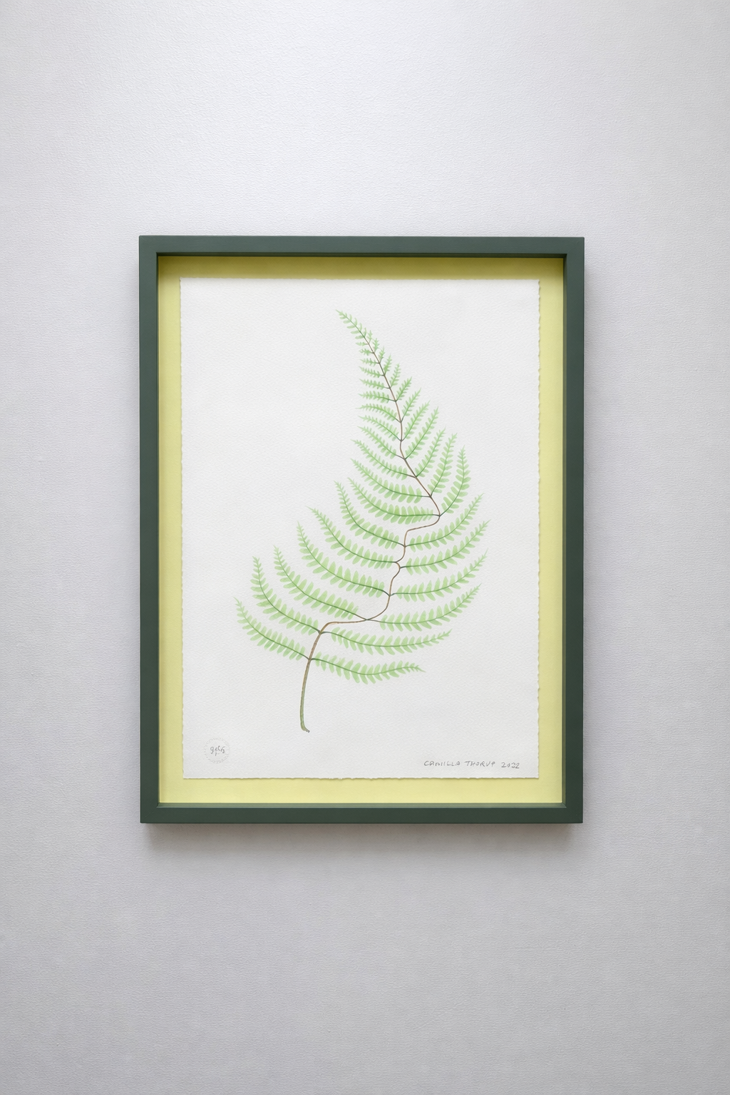 Camilla Thorup - "Fern Face" m. indramning