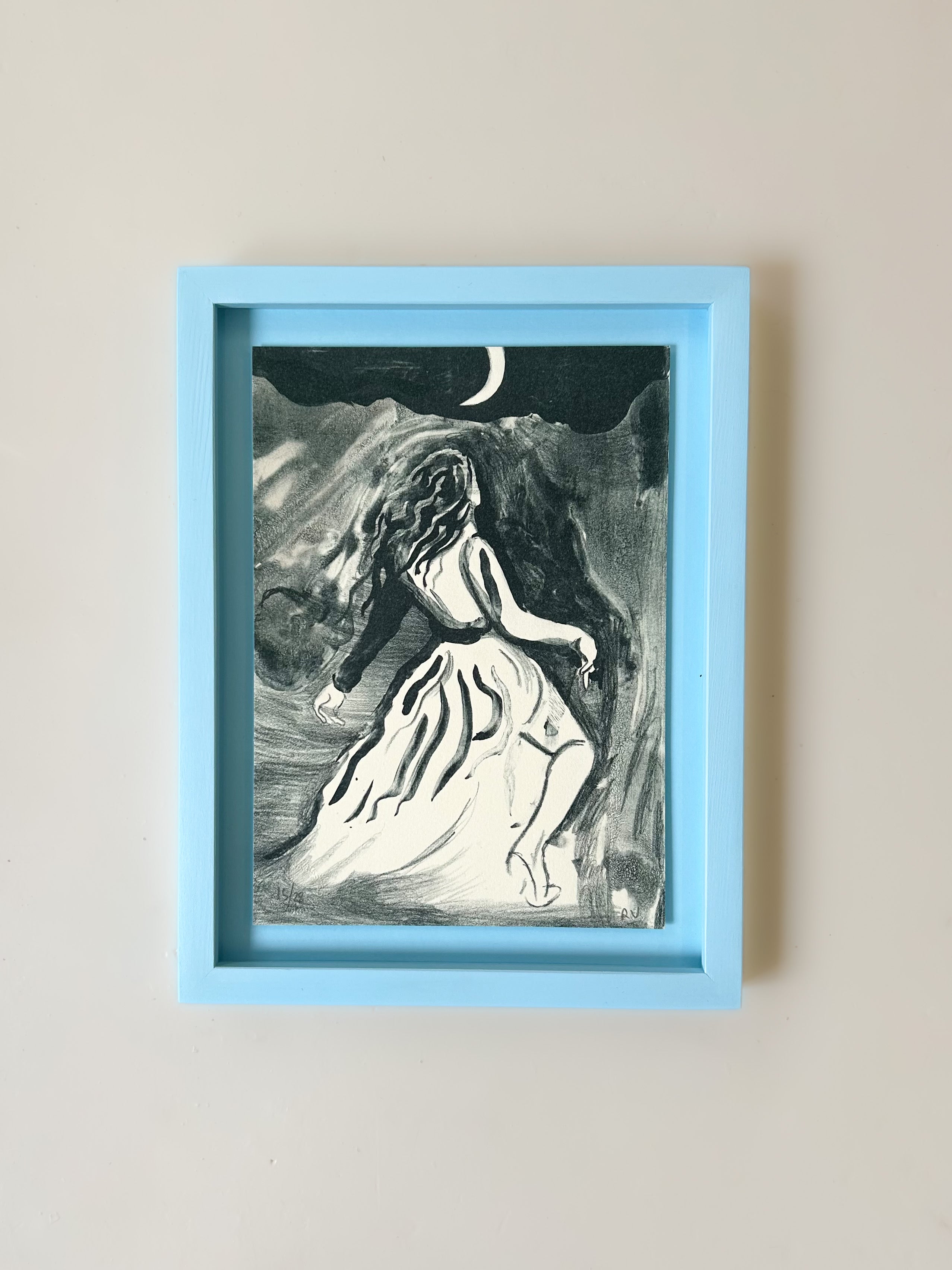 Rikke Villadsen “Sweat and Mocus”- m. indramning