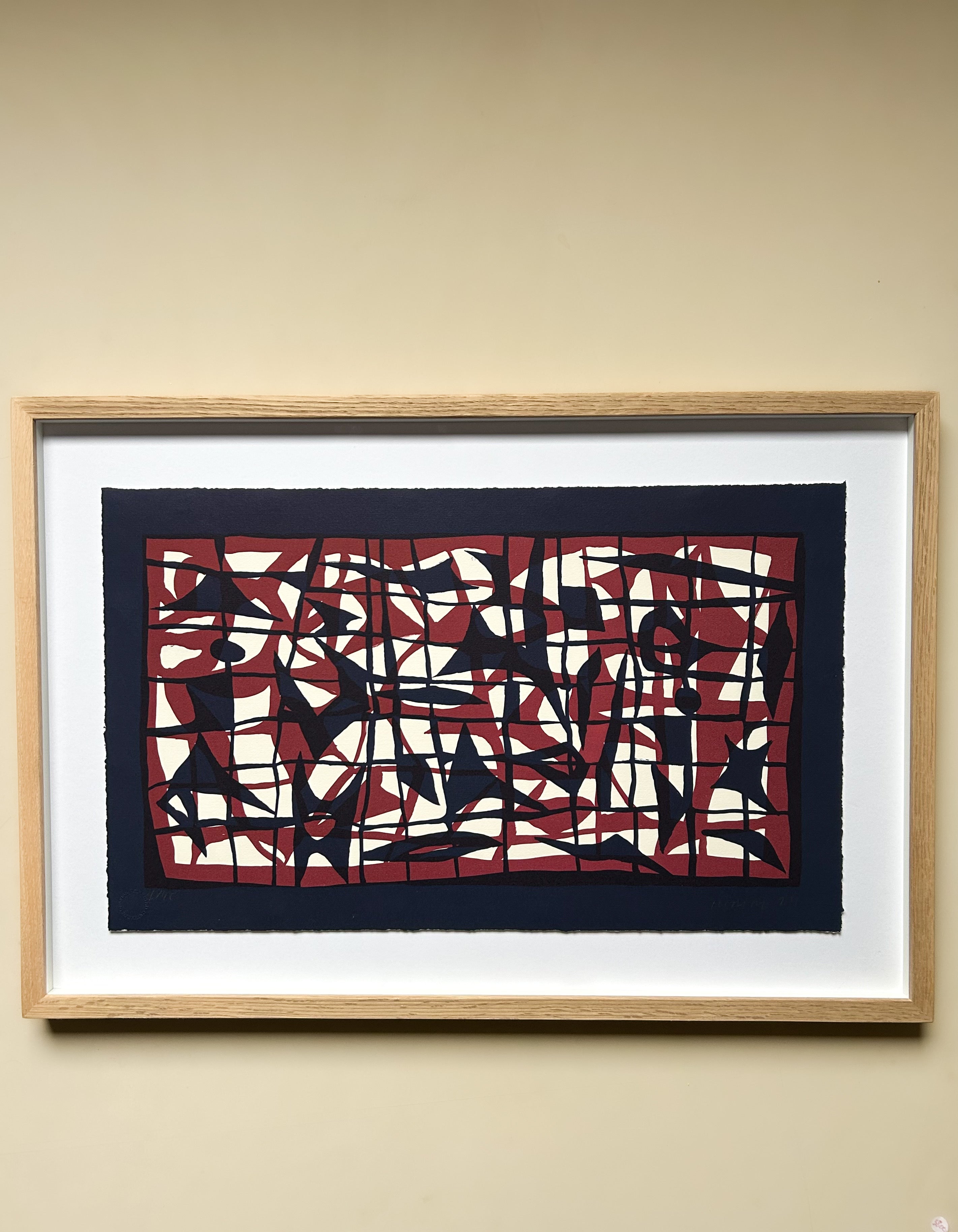 Mathias Malling Mortensen - "Uden titel" m. indramning