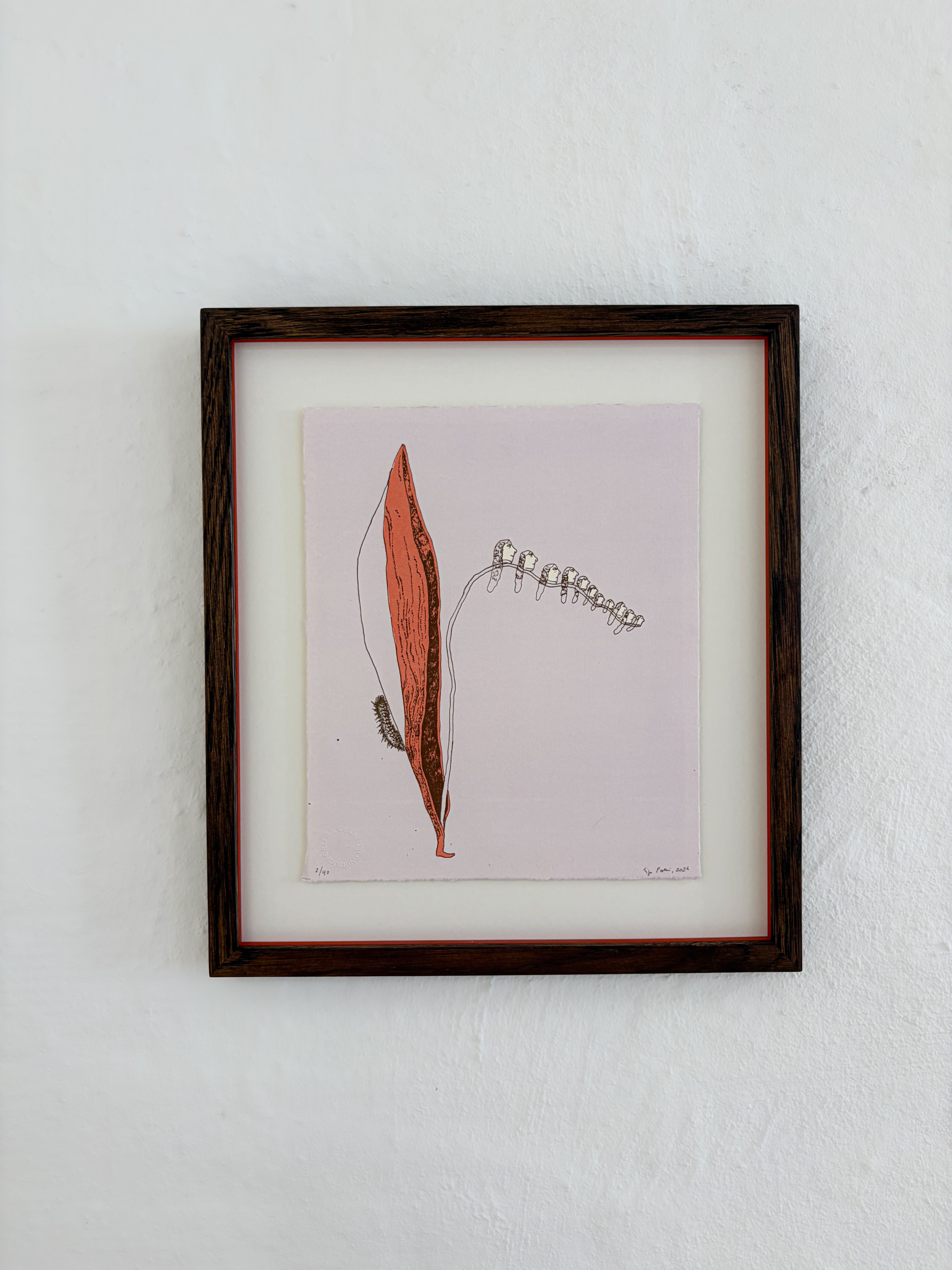 Signe Parkins “Bladfod”- m. indramning