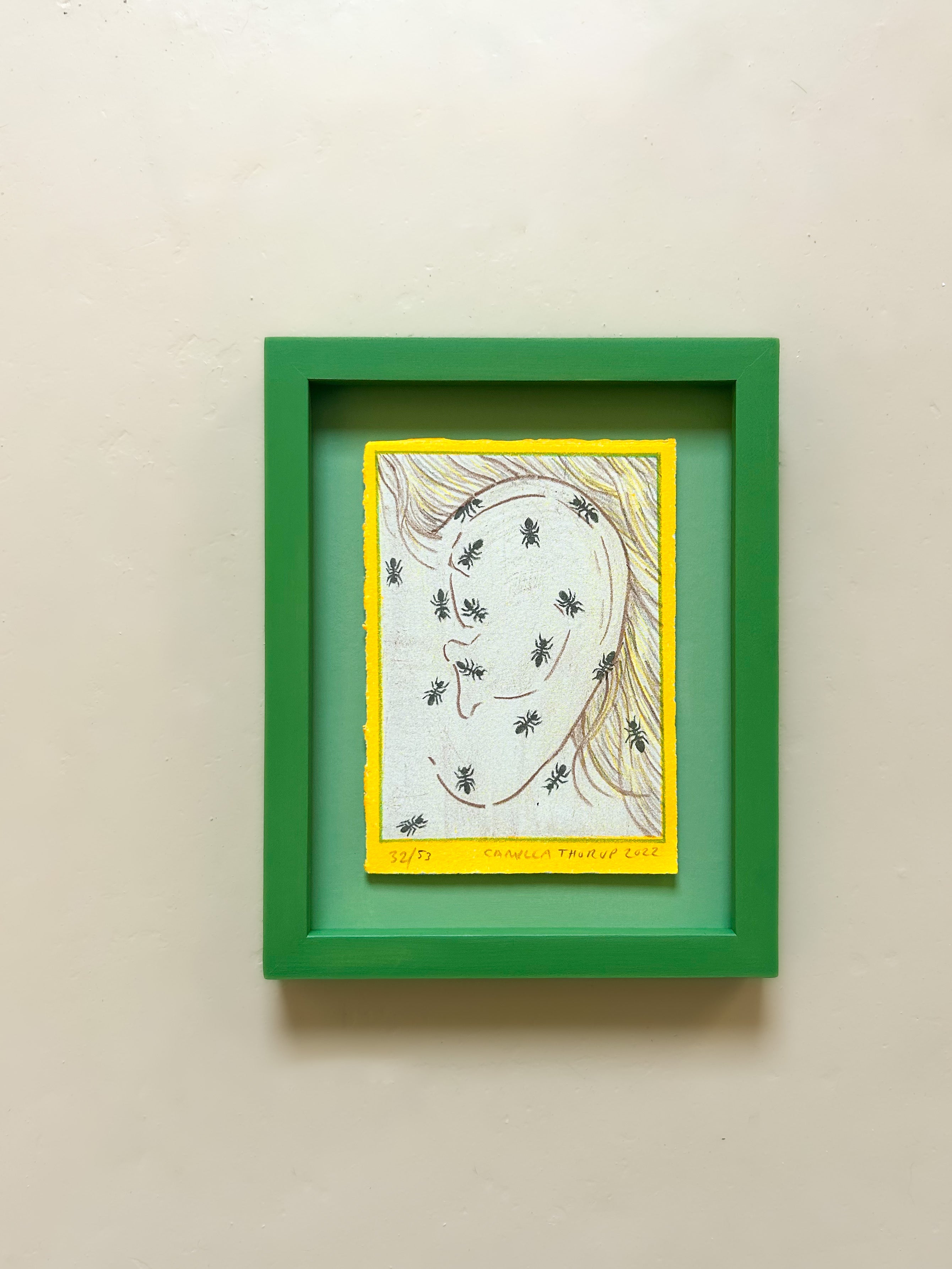 Camilla Thorup - "Ants on ears" m. indramning