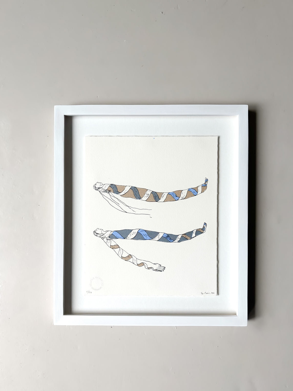 Signe Parkins “Rotationer" - m. indramning