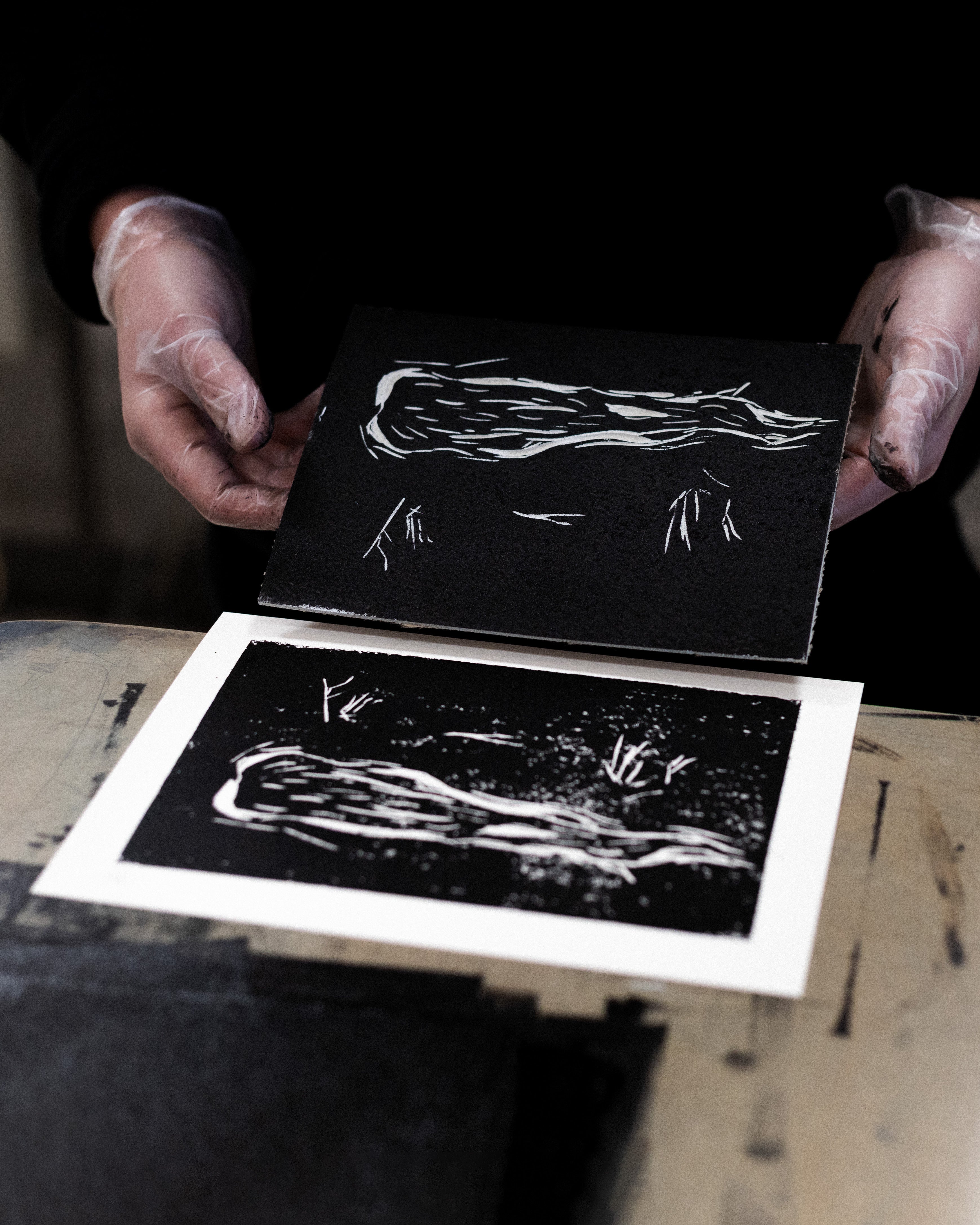 Workshop: Linoleumsnit på Hjørring Grafisk Værksted