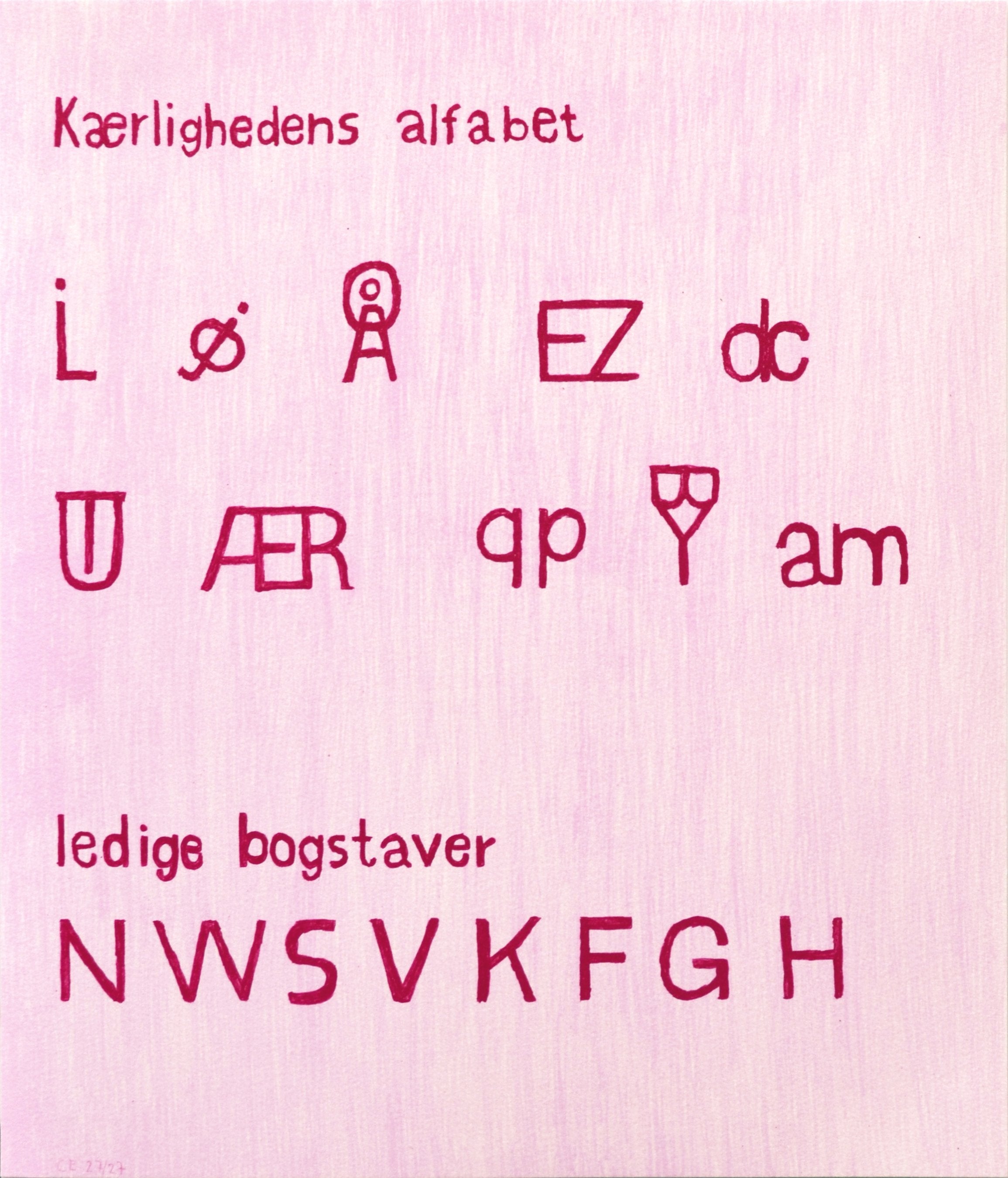 Claus Ejner - "The Alphabet of Love"